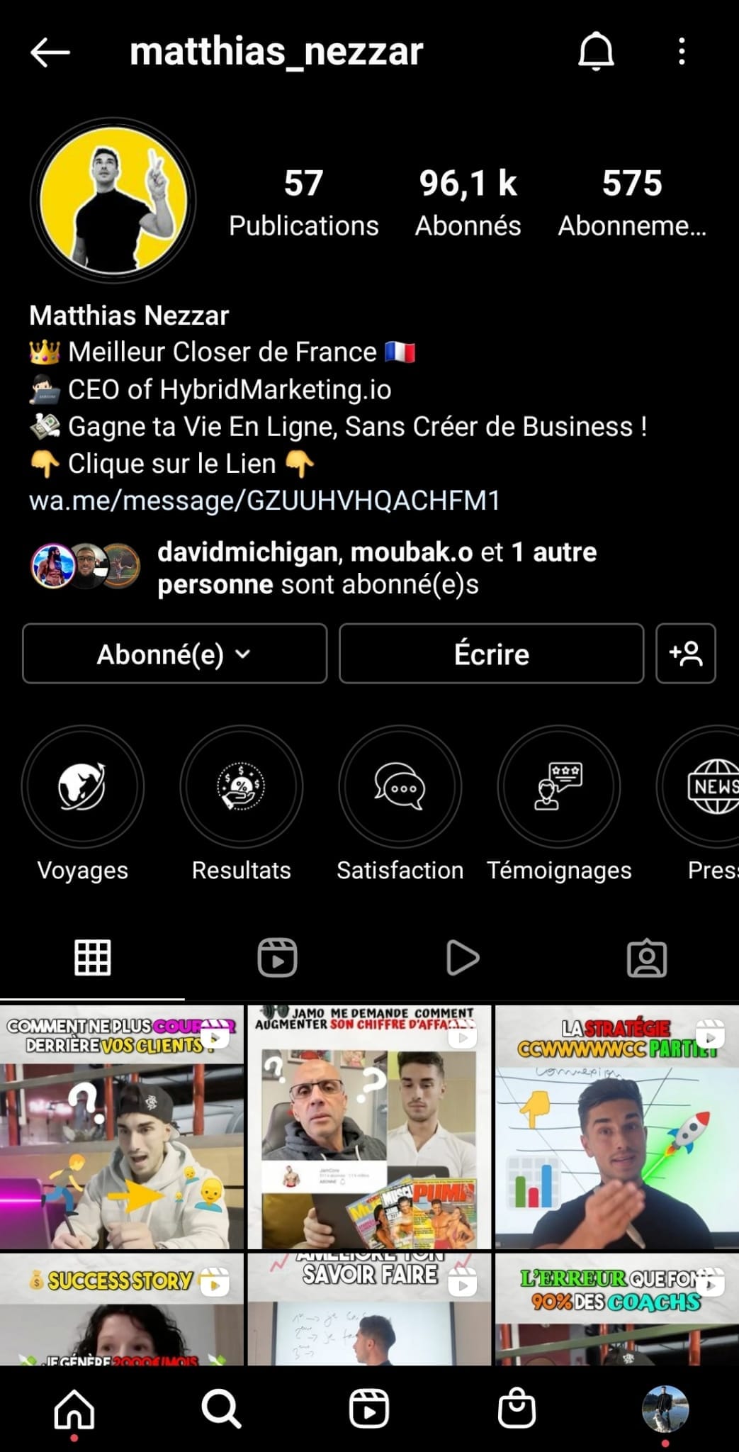 matthias nezzar appel a l action