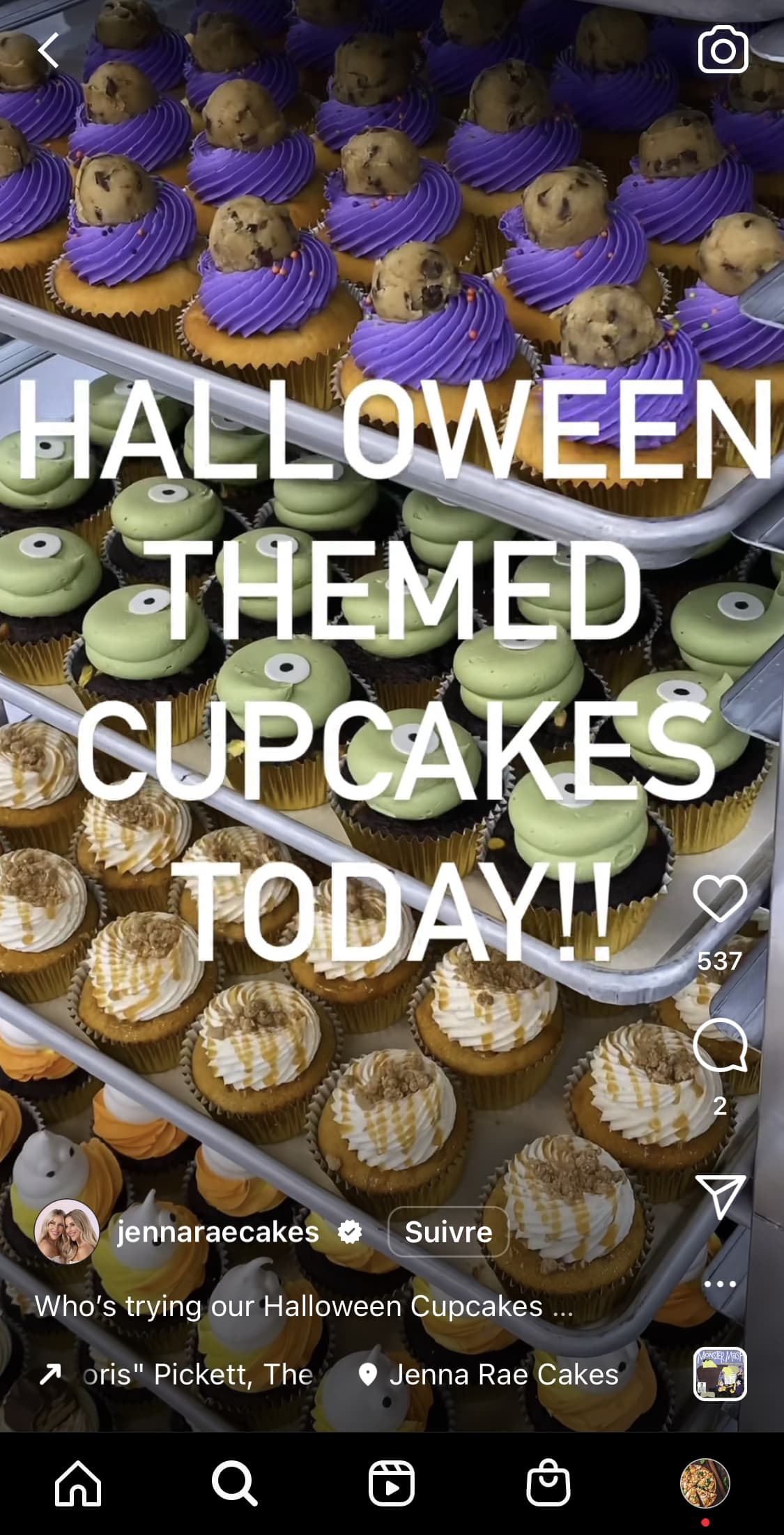 reel insta jennaraecakes