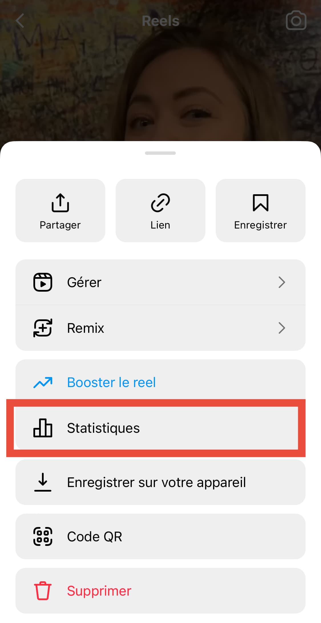statistique reel instagram