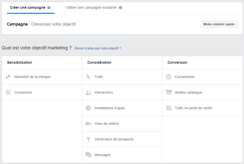 regie publicitaire facebook