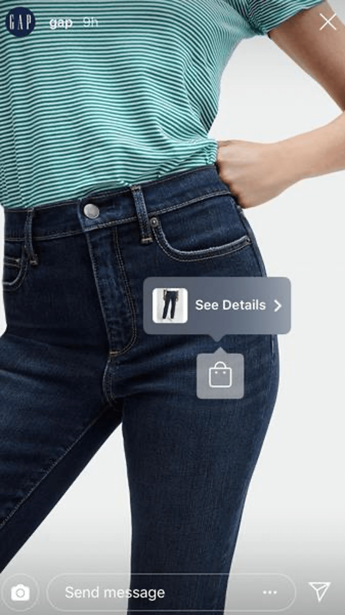 sticker instagram produit