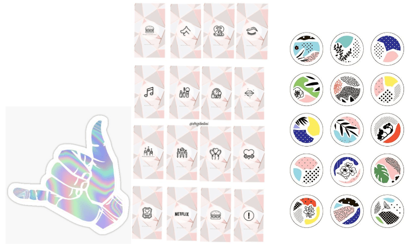 logos story a la une instagram