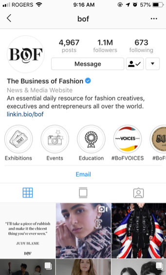 bof instagram profil