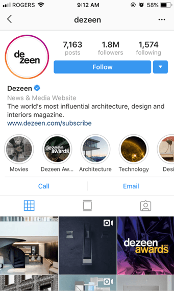 dezen instagram profil