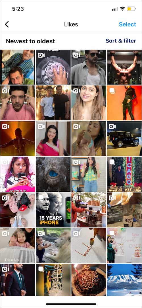 trouver post aime instagram 2022